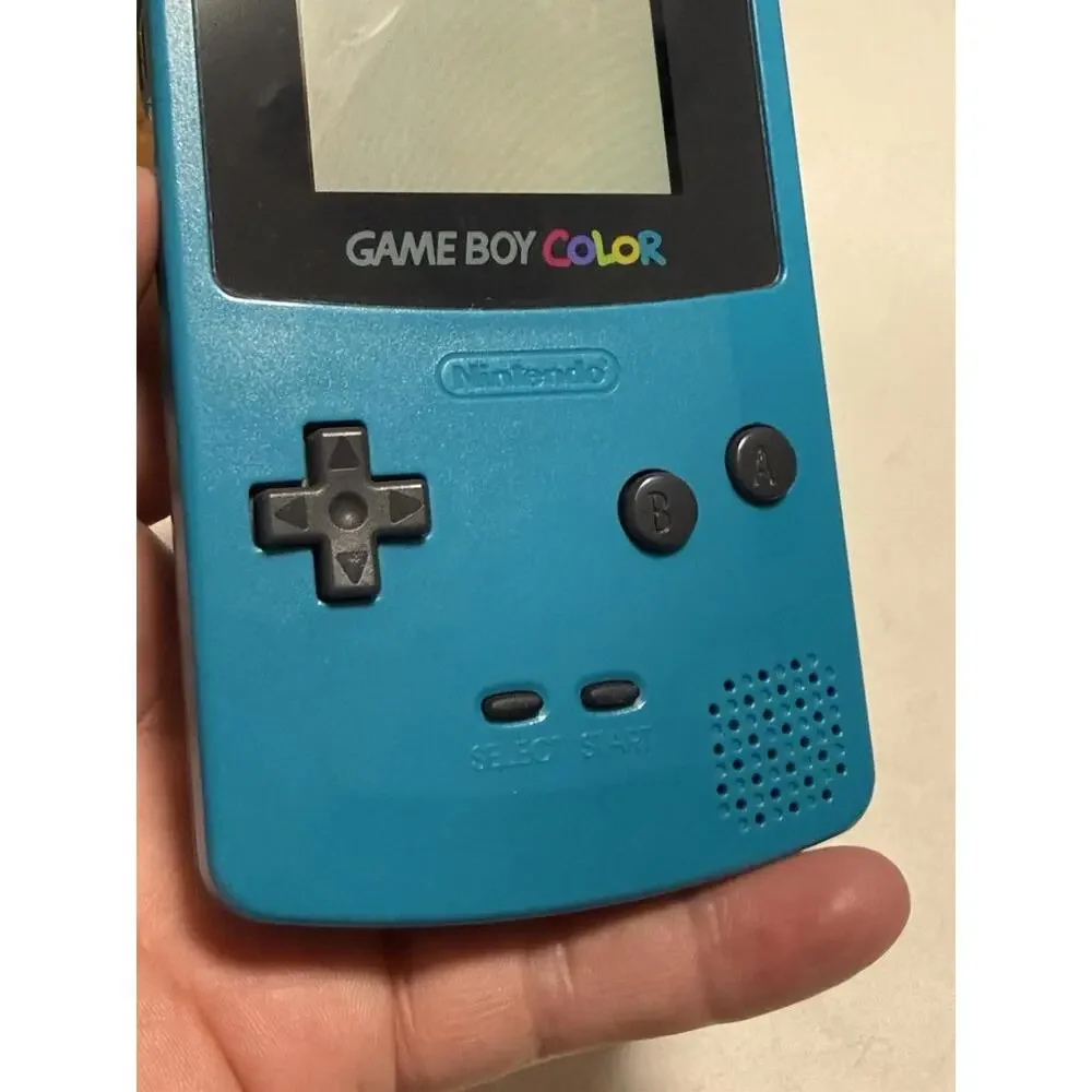 VINTAGE NINTENDO TEAL GAME BOY COLOR HANDHELD GAME SYSTEM